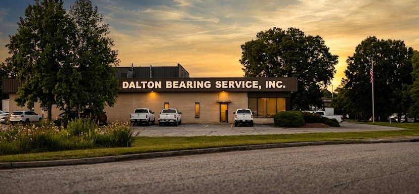 Dalton Bearing Service headquarters at golden hour, 601 S Glenwood Ave, Dalton GA